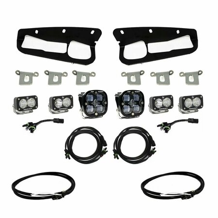 BAJA DESIGNS Bronco Clear SAE Fog Pocket Kit 21-Up Ford Bronco w/Upfitter 447761UP